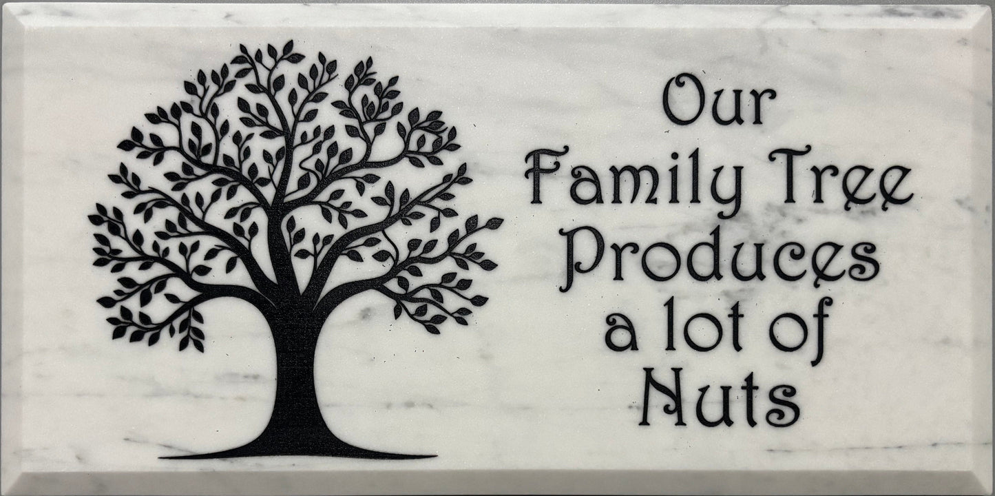 6"x12" Novelty Marble Signs